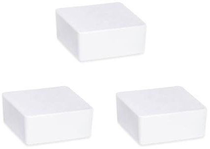 WENKO Raumentfeuchter Mod. Cube 1000g Nachfüller mit Orangenduft 3er Set für effektive Luftentfeuchtung in Räumen bis 80 m³ ohne Stromverbrauch Weiß