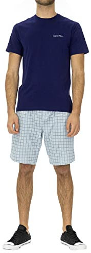 Calvin Klein S/s Short Set, Calzamaglia Termica Uomo, Viola (Purple Night Top/Deco Frame KJS), Medium