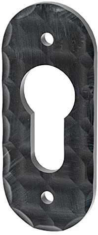 Fenau | Rosace de porte/Couvercle de serrure/Rosace à clé | Dimensions : 72x30 mm | Acier (brut) S235JR