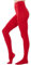 HeyUU Ladies Collants semi-opaques colorés 80 DEN Collants de soutien en microfibre(Rouge,L-XL)
