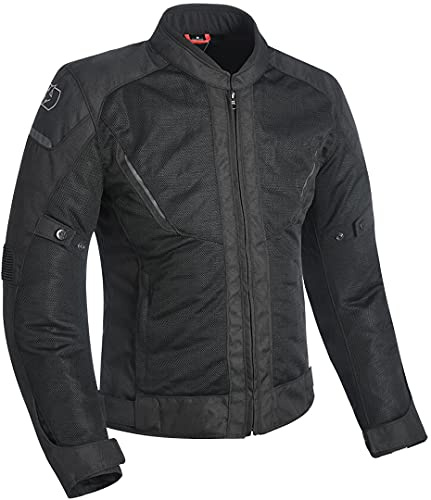 Oxford Men's Delta 1.0 Air Motorcycle Jacket, Stealth Black, XL/44