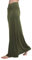 Urban GoCo - Gonna da donna, stile yoga, elastica, a forma di bozzolo, a vita alta, con ampia apertura Armée Verte M