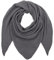 Ever Bloom Damen Schal, Strick Dreieck Schale, Weiches Dreieckstuch, Leichter Strickschal, Halstuch für Frauen und Mädchen Lang, Einfarbig 195 * 80 cm, Schal Farben:Dunkel Grau