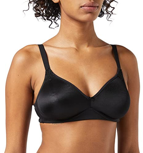 Playtex Reggiseno Senza Ferretto Essential Support Donna x1, Nero, 34/3C