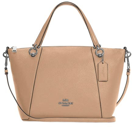 COACH Damen Kacey Satchel Crossbody, Silber/Taupe