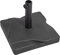 Woodside Black 20kg Universal Heavy Duty Garden Patio Parasol Umbrella Base Weight Stand
