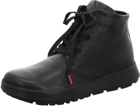 Think! Damen COMODA chromfrei gegerbte nachhaltige Stiefelette, 0000 SCHWARZ, 36.5 EU
