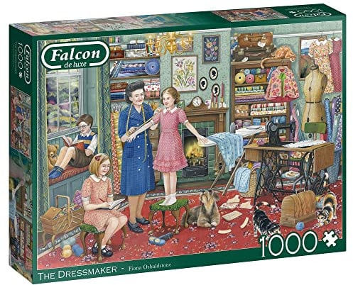 Jumbo Spiele Falcon The Dressmaker 1000 Teile - Puzzle für Erwachsene