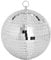 DJBoomy 8 Inch Hanging Mirror Disco Ball: Silver Disco Balls Decorations Mirror Ball with Hanging Ring for Party Decor Home Events DJ Parties