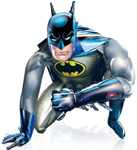 Bat-man Folienballon Party Dekorationen, Superheld Folienballon Deko, Superhero Ballons Deko, Bat-man Luftballons Kindergeburtstag Deko 55 x 63 cm