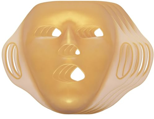 4 confezioni di maschere idratanti in oro, compresse di maschere in silicone, custodie per maschere 3D riutilizzabili, patch termali di bellezza e anti-evaporazione