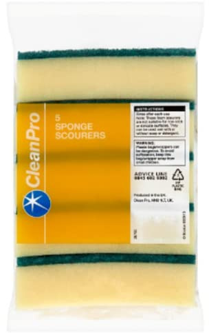 CleanPro 5 Sponge Scourers x Case of 1