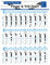 Vaguelly Flöte Akkord Tabelle Trompete Akkord Tabelle Fingersatz Übung Tabelle Bass Blockflöte Akkorde Finger Tabelle Übung Finger Tabelle Flöte Akkord Diagramm für Bass-Übungszubehör