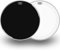 Spike 22 Bass Drum Felle One Ten Control 2er Set Black + Clear