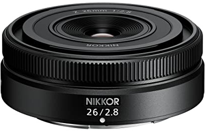 Nikon NIKKOR Z 26mm f/2.8 | Pancake Prime Lens for Z Series mirrorless Cameras | Nikon USA Model