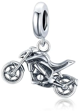 Rennmotorrad-Charm MotoGP-Anhänger in 925er Silber - Les Folies für Pandora