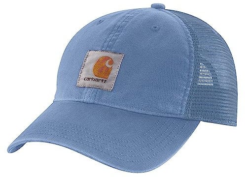 Carhartt Herren Canvas Mesh-Back Cap Baseballkappe, Skystone, Einheitsgröße