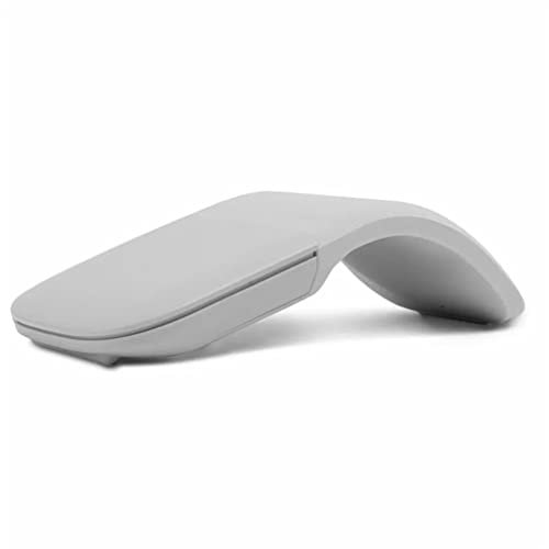 Bluetooth Souris Pliante, Souris sans Fil silencieuse Compatible pour Laptop Microsoft PC Macbook OS (pour Tous Les systèmes) (Blanc)