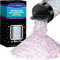 LEOBRO Holographic Chunky Glitter White Craft Glitter for Resin, Festival, Cosmetic - 150G/5.29OZ - 0.2mm/1mm/2.5mm