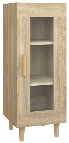 vidaXL Sideboard Sonoma-Eiche 34,5x34x90 cm Holzwerkstoff