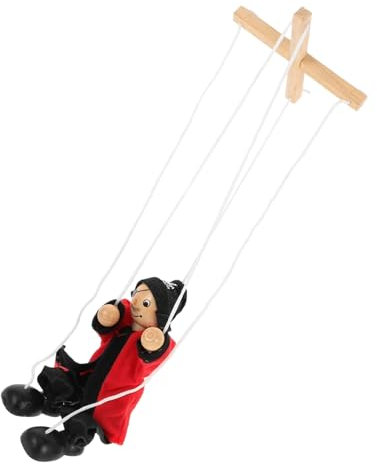 Toyvian Schnur Marionette Zubehör Für Puppenspiele Piratenpuppen Puppen Für Clown-plüschtier Puppen Handpuppe Clown-Puppe Spielzeug Baby Stoff Den Faden
