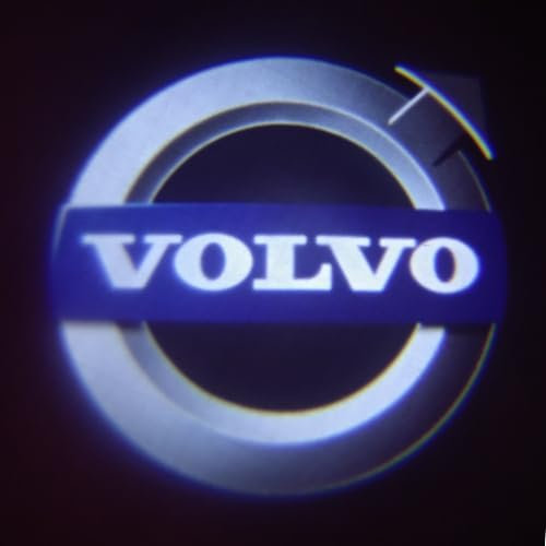 Autotür Logo Projektor für Volvo S60 S80 V40 V60 S90 XC90 V90 XC60, WillkommensLicht Auto Türbeleuchtung Logo, HD Türbeleuchtung Logo Projektor, Unterbodenbeleuchtung Auto Zubehör,4PCS