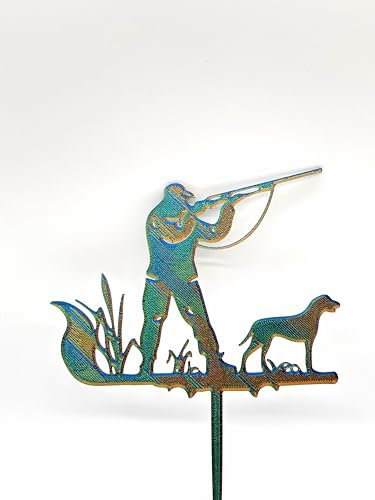 Jäger Jagd Dog Hund Cake Topper Geburtstag Torten Stecker