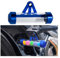 JNNJ Soporte Disco Impuesto Motocicleta, Universal Motocicletas Seguro De Disco De Impuesto, Cilíndrico Titular Marco Impermeable para Moto-Tax, Accesorios De La Motocicleta Pour Moto Quad(Azul)