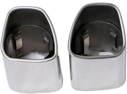 Auspuffblenden Für Volvo XC90 XC60 Auspuffspitze Edelstahl Auto Auspuffrohr Schalldämpfer Spitze Auto Endrohr Auto-Heckhals Endrohre