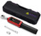 ANPUDS 1/4-Inch Drive Digital Torque Wrench, 0.33-22.1Ft.lbs/0.45-30Nm, Adjustable Electronic Torque Wrench Set with ±1% Accuracy, Vibration, Buzzer and LED Flash Notification for Bicycle, Bike