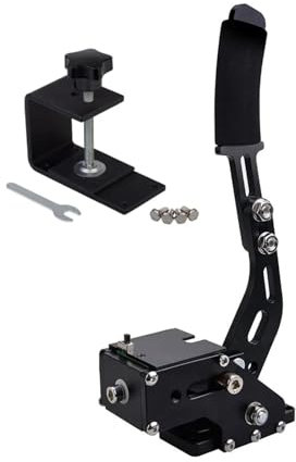 LinCys KANGYEBAIHUODIAN Handbremsenanzug passend for PS4 PS5 PC USB Logitech G25/G27/G29 T500 Bremssystem Rennspielteil Handbremse (Color : with Bracket)