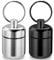 2 pièces Boîte à pilules porte-clés,Boîte à pilules étanche,mini étui à pilules boîte à pilules portable étanche boîte à pilules en métal boîte à pilules mini avec porte-clés boîte à médicaments