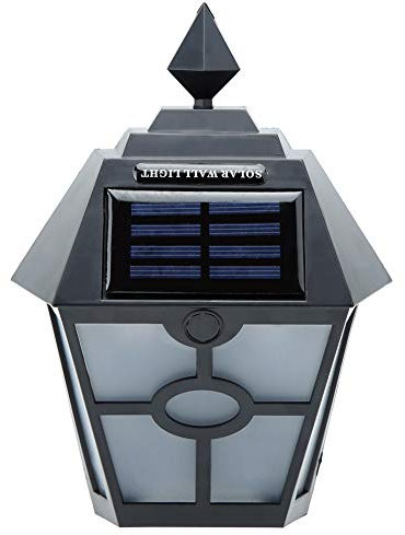 Leapiture Solar Energy Light Hexagonal Solar Powered Motion Sensor Light Light Ornament Landscape Wall Lamp Decoration for Garden Yard Outdoor