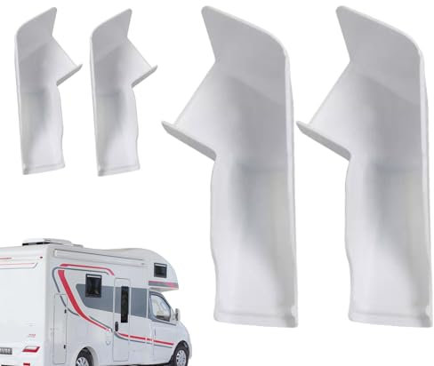 Wonsfuleu Dachrinnenauslauf Für Wohnmobile, Dachrinnenset Für Schuppen Lange Version, Verlängerte Wohnmobil Regenrinnenausläufe Für Anhänger, Linke Und Rechte Seiten Rv Regenrinne