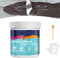 Polyurethane Waterproof Coating, Polyurethane Waterproofing and Leak Repair Eco-friendly Coating,Invisible Clear Waterproof Sealant, Tile Trapping Repair Wall Mending Agent Glue (Black,300 G)