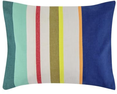 Remember Baumwoll Kissen Tahiti - aufblasbar - 30 x 40 cm - Gestreiftes Kissen