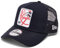 New Era NY New York Yankees 9FORTY Patch Trucker Snapback Cap Adjustable Hat Blue, Blau, Einheitsgröße