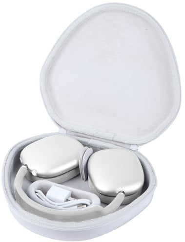 Peyyargo Schutzhülle für Apple AirPods Max/AirPods Max 2 Kopfhörer | Hülle mit Schlafmodus, Tasche mit Kabelfach und Tragegriff, Tragbare Hartschalen, Kopfhörer Zubehör, Für Reisen