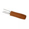LOVIVER 2 X Maishalter, Grillspieße mit Holzgriff, Maisgabeln, COB Spieße, Mais auf Dem COB Halter für Camping, Zuhause, Kochen, Partys, Grillen, 2 STK