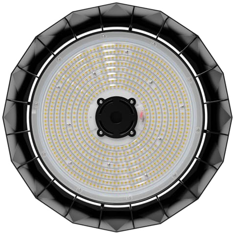 EINLICHT LED-Hallenstrahler Diamond-DALI 200W | 36000 Lumen | 4000K Neutralweiß | IP65 Feuchtraum geeignet | 120° Abstrahlwinkel | Industriebeleuchtung