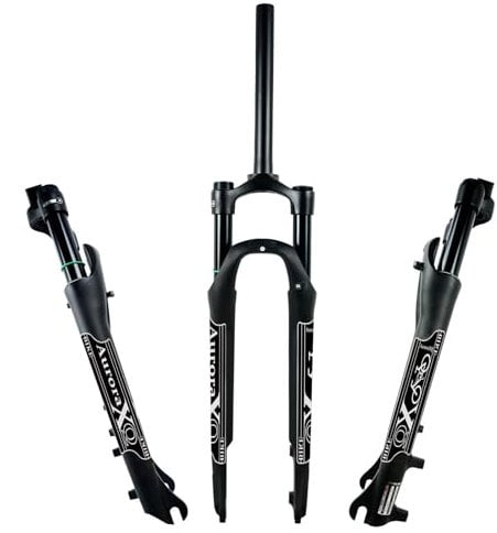 LYYCX AuroraXQ 700C Disc Brake Bicycle Front Fork, Quick Release P700CITY Aluminum/magnesium Alloy 29 inch City Bike Air Suspension Fork(700C)