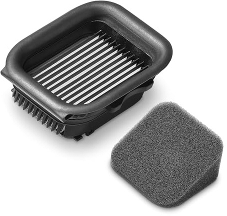 Karcher Filterset für Bodenwischer KFL 1, FCV 2, FCV 3 bestehend aus einem Flachfaltenfilter und einem Schwammfilter.