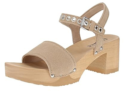Softclox S3665 Helmina Kaschmir - Damen Sandalette - 05-Taupe, Größe:39 EU