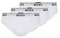 BOSS Herren 3er-Pack Klassische Stretch-Slips mit normaler Passform Slip, Weiss/opulenter Garten, Medium