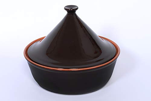 Benegiamo arte e terracotta srl TAJINE Ø24cm C/Coperchio 1240, Terracotta, Marrone, 24 cm
