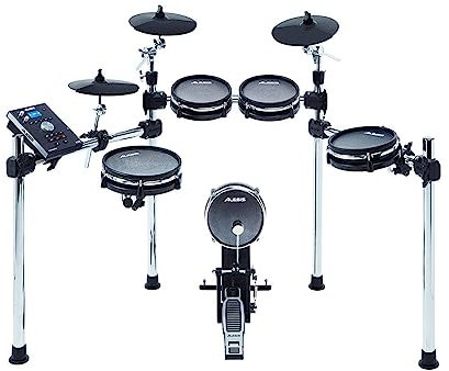 Alesis Command Mesh Kit - 8-teiliges Mesh-E-Drum-Set mit mehr als 600 elektronischen / akustischen Drum-Kits und Drum-Lektionen von Melodics