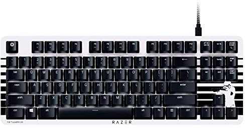 Razer BlackWidow Lite TKL Tenkeyless Mechanical Keyboard : Orange Key Switches - Tactile & Silent - White Individual Key Lighting - Compact Design - Detachable Cable - Stormtrooper Limited Edition