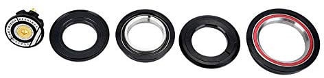 Bicycle Headset, 4456ST Bike Tapered Straight Tube Fork Headset CNC AL6061 T6 Headset Washer Cycling Bicycles and Spare Parts