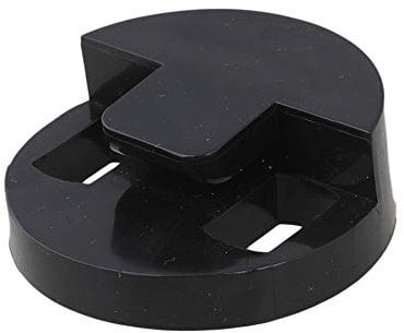 RDEXP Runder Bass-Dämpfer aus Gummi für Saiten, Kontrabass, mit Doppellöchern