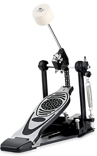 Bassdrum-Pedal, Doppelketten-Trommel-Step-on-Hammer, Einzel-Bassdrum-Pedal mit Schlagzeug-Stick